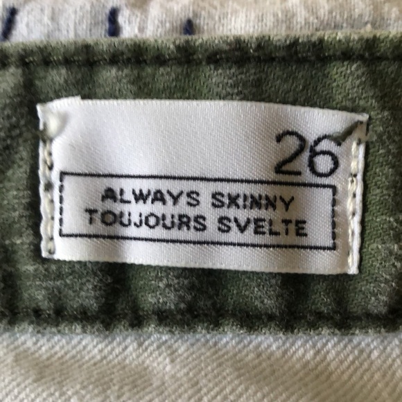 Gap ‘Always Skinny’ tapered Camo pant ~ size 26 - Picture 6 of 10